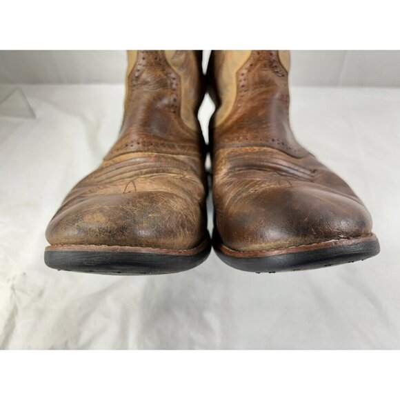 Ariat Heritage Stockman Western Boot Brown Men's Size 10EE - Picture 9 of 13